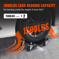 Car Dolly 2PCS Heavy Duty 3000LB Auto Repair Wheel Skate
