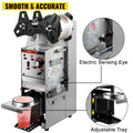 Semi-Automatic Cup Sealer Machine 300-500 Cups/Hour Silver
