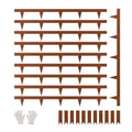 Steel Landscape Edging 10 Pack 40x4.5in Bendable Garden Border