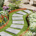 Steel Landscape Edging 10 Pack 40x4.5in Bendable Garden Border