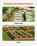 Steel Landscape Edging 6 Pack 40x8in Bendable Garden Border