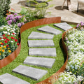 Steel Landscape Edging 6 Pack 40x8in Bendable Garden Border