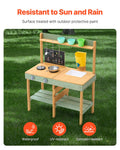 Wooden Mud Kitchen Outdoor Toy Play Set Kids Pretend Playset