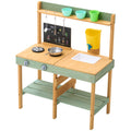 Wooden Mud Kitchen Outdoor Toy Play Set Kids Pretend Playset