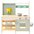 Wooden Mud Kitchen Outdoor Toy Play Set Kids Pretend Playset