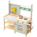 Wooden Mud Kitchen Outdoor Toy Play Set Kids Pretend Playset