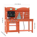 Wooden Mud Kitchen Outdoor Toy Play Kitchen Set for Kids Pretend Playset