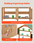 Wooden Mud Kitchen Outdoor Play Set Kids Pretend Playset Toy