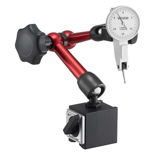 Dial Test Indicator 0.01mm 0-0.76mm Magnetic Base Case