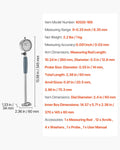 Dial Indicator Bore Gauge Set 0.03mm 50.8-152.4mm Storage Case
