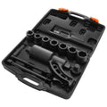 Torque Multiplier, Heavy Duty Torque Multiplier Wrench Set, 1 Inch Drive Lug Nut Wrench Torque Multiplier, 1:58 4800N.m Lug Nut Remover, with 8 Sockets and Storage Case for Truck Trailer RV