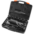 Torque Multiplier, Heavy Duty Torque Multiplier Wrench Set, 1 Inch Drive Lug Nut Wrench Torque Multiplier, 1:58 4800N.m Lug Nut Remover, with 8 Sockets and Storage Case for Truck Trailer RV