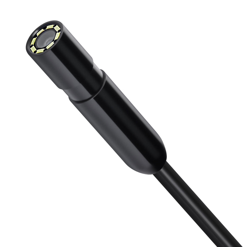 Endoscope Camera 1920P HD 8 LED IP67 Waterproof 5m Semi-Rigid Cable