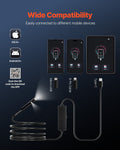 Endoscope Camera 1920P HD Dual Lens 8LED Borescope Android iOS 3m