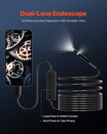 Endoscope Camera 1920P HD 8+1 LED 5m Snake Cable IP67 Android iOS