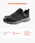 Steel Toe Work Shoes Men US9 Black Athletic Sneakers