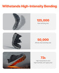 Steel Toe Work Shoes Men US 11 Wide Black Athletic Sneakers
