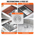 Cefito 36inch Stainless Steel Farmhouse Kitchen Sink Single Bowl