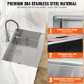 Cefito 36inch Stainless Steel Farmhouse Kitchen Sink Single Bowl