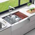Cefito 36inch Stainless Steel Farmhouse Kitchen Sink Single Bowl