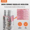 Dryer Vent Hose 254mm 7.62m Insulated Flexible Duct R-6.0