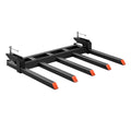 Clamp on Debris Forks 1200mm Bucket 1200kg Heavy Duty Pallet