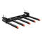 Clamp on Debris Forks 1200mm Bucket 1200kg Heavy Duty Pallet