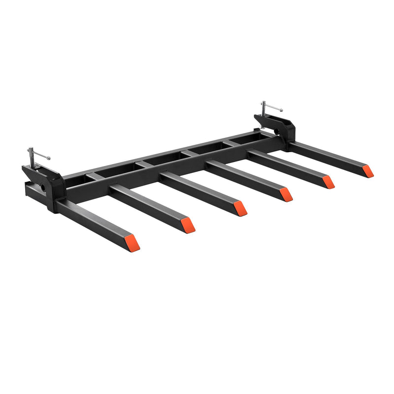 Clamp on Debris Forks 1500mm Bucket 2000kg Loader Skidsteer