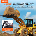 Clamp on Debris Forks 1500mm Bucket 2000kg Loader Skidsteer