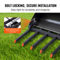 Clamp on Debris Forks 1500mm Bucket 2000kg Loader Skidsteer