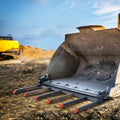 Clamp on Debris Forks 1500mm Bucket 2000kg Loader Skidsteer