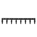 Bucket Tooth Bar 1650mm 8 Teeth 2000kg Loader Tractor Skidsteer