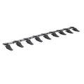 Bucket Tooth Bar 1800mm 9 Teeth 2000kg Tractor Loader Skidsteer