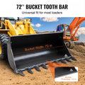 Bucket Tooth Bar 1800mm 9 Teeth 2000kg Tractor Loader Skidsteer
