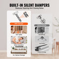 Cabinet Hinges 60 Pack 100 Degree Soft Close Frameless Kitchen Door
