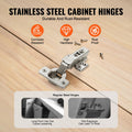 Cabinet Hinges 60 Pack 100 Degree Soft Close Frameless Kitchen Door