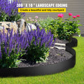 Landscape Edging 25.4cm Deep 91.44m Recycled HDPE Flexible Garden Border