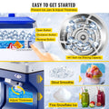 Commercial Ice Shaver 200KG/H Ice Crushing Machine Snow Cone