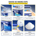 Commercial Ice Shaver 200KG/H Ice Crushing Machine Snow Cone