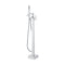 VEVOR Freestanding Bath Faucet Floor Mount 360° Swivel Shower Mixer Taps
