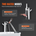 VEVOR Freestanding Bath Faucet Floor Mount 360° Swivel Shower Mixer Taps
