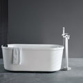VEVOR Freestanding Bath Faucet Floor Mount 360° Swivel Shower Mixer Taps