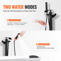 Freestanding Bath Faucet Floor Mount 360° Swivel Shower Mixer Taps