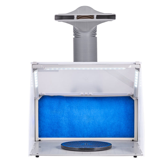 Portable Airbrush Spray Booth Paint Model Hobby Compressor