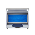 Airbrush Spray Booth Portable 4 LED Light Dual Fan Turntable Hose