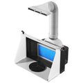 Airbrush Spray Booth Dual Fans 545x475x370mm LED Lights Hose