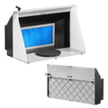 Airbrush Spray Booth Dual Fans 545x475x370mm LED Lights Hose