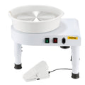 Pottery Wheel 28cm 60-300 RPM Electric Ceramic Machine Foot Pedal