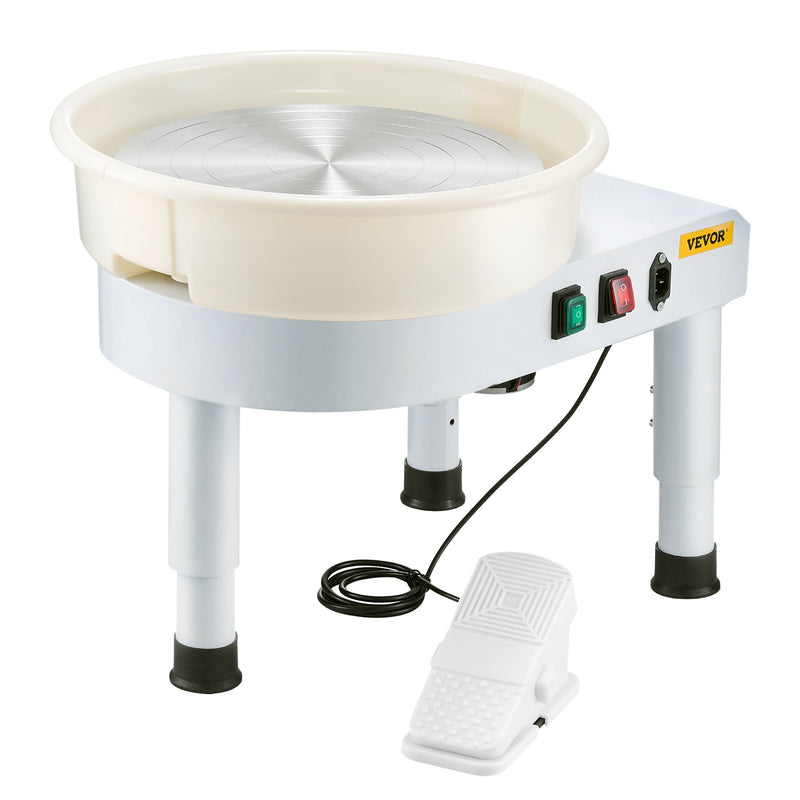 Pottery Wheel 35cm 60-300 RPM Ceramic Electric Foot Pedal Kit