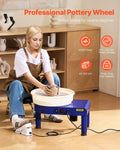 Pottery Wheel 35cm Ceramic 60-300 RPM Foot Pedal Detachable